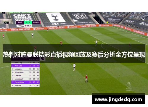 热刺对阵曼联精彩直播视频回放及赛后分析全方位呈现
